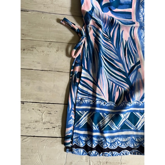 Lilly Pulitzer Donna Printed Romper Pink Tropics Tint Heat Wave Engineered - Picture 6 of 7